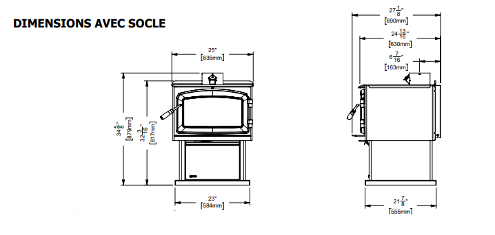 F2500 sur piédestal