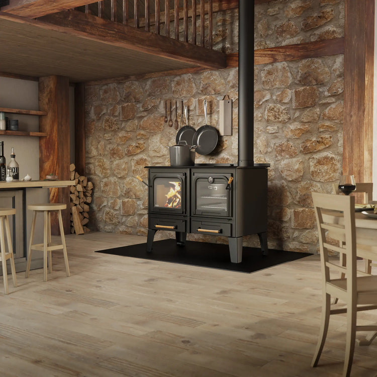 Cuisinière au bois